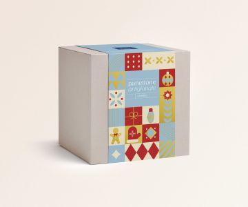 Panettone classico con fascia personalizzata IOV
