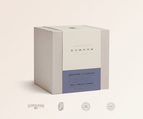 Panettone Pesca, Albicocca e Lavanda